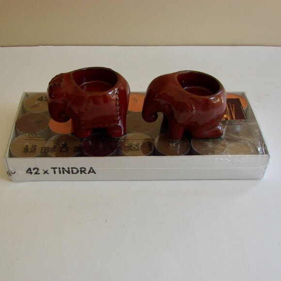Partylite Elephants of Bangkok Tealight Candle Holders Thai Inspired Tealights - Picture 3 of 11